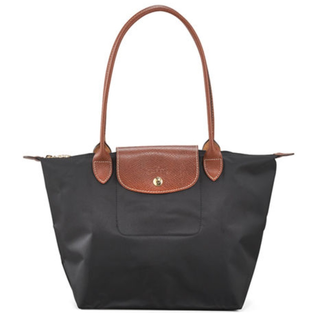 Longchamp Le Pliage Medium Shoulder Tote Black